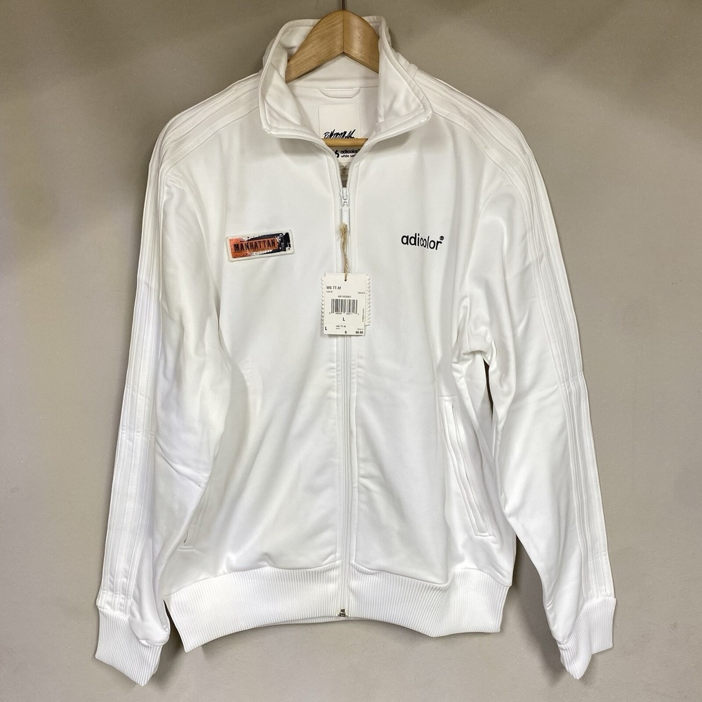 Adidas LIMITED ED W6 ADICOLOR NEW YORK superstar Track Jacket Sz~L READ